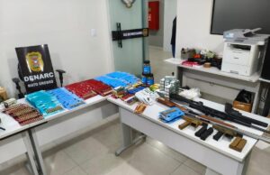 Polícia prende homem com 5 armas de fogo e mais de 5,5 mil munições