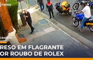 Veja Vídeo – Homem é preso após roubar relógio de luxo nos Jardins em São Paulo; veja