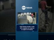 Veja Vídeo – Vigia impede assalto e mata dois suspeitos em empresa na região de Fortaleza