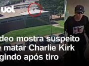 Veja Vídeo – Charlie Kirk: vídeo mostra suspeito de matar ativista pulando do telhado e fugindo após tiro