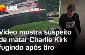 Veja Vídeo – Charlie Kirk: vídeo mostra suspeito de matar ativista pulando do telhado e fugindo após tiro