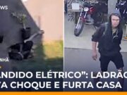 Veja Vídeo – Flagra: Bandido resiste a choque elétrico e furta casa no Paraná; veja