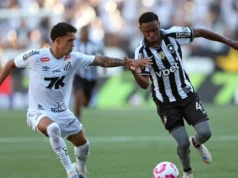 Botafogo fica duas vezes à frente, mas cede empate ao Santos no Rio