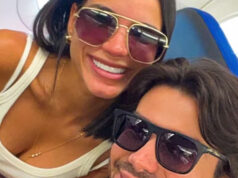 Jakelyne Oliveira e Mariano iniciam lua de mel em Noronha: ‘Quem vai acompanhar?’