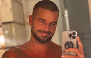 Ricky Martin, causa alvoroço ao postar nude no espelho: ‘Amo ele safadinho assim’