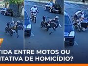 Veja Vídeo – Polícia investiga colisão entre motos de irmãos como possível tentativa de homicídio em MG