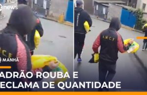 Veja Vídeo – Flagra: Homem rouba mercadorias e ainda reclama de pouca quantidade; veja