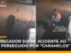 Veja Vídeo – Flagra: “Gangue do caramelo” persegue e entregador sofre acidente em SP
