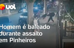 Veja Vídeo – Homem é baleado durante assalto em Pinheiros (SP); vídeo mostra momento