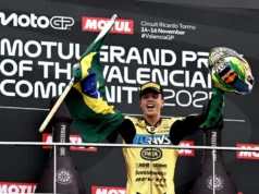 Diogo Moreira conquista Campeonato Mundial de Moto2