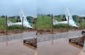 Duas pessoas morrem em acidente aéreo no interior de MT