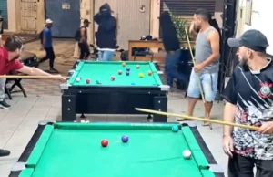 Veja Vídeo -Jogadores de sinuca são assaltados durante transmissão ao vivo em SP; veja