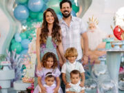 Biah Rodrigues encanta ao surgir vestida de Ariel em festa da filha Fernanda: ‘Desejada’