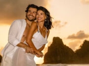 Jakelyne Oliveira e Mariano registram lua de mel em Fernando de Noronha: ‘Perfeitos’