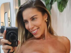 Tati Minerato exibe marquinha e shape definido em dia de bronze: ‘Prontinha’
