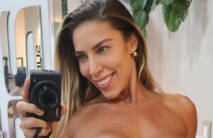 Tati Minerato exibe marquinha e shape definido em dia de bronze: ‘Prontinha’
