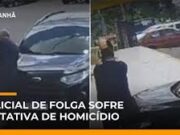 Veja Vídeo – Policial é arremessado em atropelamento e sofre tentativa de homicídio no RS; veja
