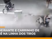 Veja Vídeo – Tiros em frente a bar quase atingem cadeirante e bebê em MG; veja