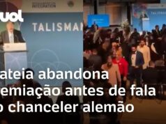 Veja Vídeo – Plateia abandona premiação antes de fala do chanceler da Alemanha, Friedrich Merz; veja