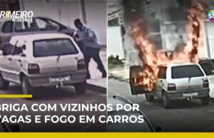 Veja Vídeo – Homem incendeia carros de vizinhos após briga por estacionamento em Brasília ;veja