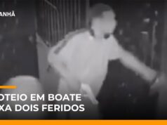 Veja Vídeo – Homem retorna armado a casa noturna e fere duas pessoas no RJ; veja