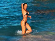 Danielle Winits curte Réveillon em St. Barths ao lado do filho Noah: ‘Paraíso’