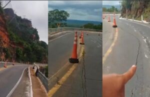 Vídeo expõe rachaduras no Portão do Inferno e reacende alerta na MT-251