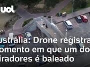 Veja Vídeo – Ataque na Austrália: drone registra momento em que um dos atiradores é baleado pela polícia