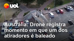 Veja Vídeo – Ataque na Austrália: drone registra momento em que um dos atiradores é baleado pela polícia