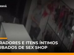 Veja Vídeo – Ladrão furta vibradores e itens íntimos de sex shop no interior de SP; veja