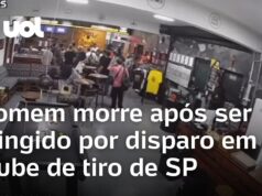 Veja Vídeo – Homem morre após ser atingido por disparo em clube de tiro de São Paulo; veja