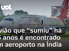 Veja Vídeo – Avião da Air India que ‘sumiu’ há 13 anos é encontrado abandonado em aeroporto na Índia