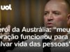 Veja Vídeo – Herói da Austrália fala de ataque: ‘Meu coração funcionou apenas para salvar pessoas’