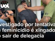 Veja Vídeo – Homem que atropelou e arrastou mulher em SP deixou a delegacia sob vaias e xingamentos