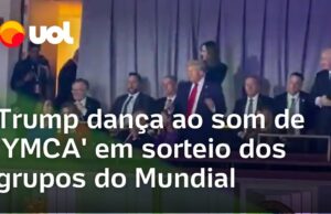 Veja Vídeo – Trump dança ao som de ‘YMCA’ em sorteio dos grupos da Copa do Mundo; veja