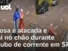 Veja Vídeo – Idosa é atacada e cai no chão durante roubo de corrente em Franca (SP); veja