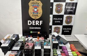 Suspeitos são presos por receptação de ‘vapes’ na fronteira