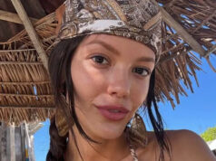 Vitória Strada curte praia em viagem a Pernambuco: ‘Lugar paradisíaco’