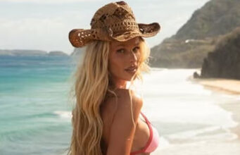 Yasmin Brunet exibe boa forma em praia de Fernando de Noronha: ‘Noronha te amo’