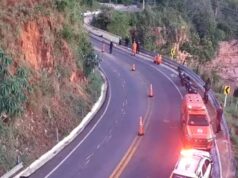 Equipes são mobilizadas para socorro à vítima em surto; tráfego lento