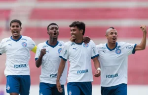 Bahia goleia Inter de Limeira na estreia da Copa SP de futebol júnior