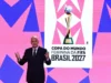 Fifa lança marca da Copa Feminina 2027 em evento no Rio de Janeiro