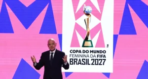 Fifa lança marca da Copa Feminina 2027 em evento no Rio de Janeiro