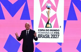 Fifa lança marca da Copa Feminina 2027 em evento no Rio de Janeiro