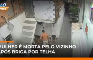 Veja Vídeo – Mulher é morta a facadas pelo vizinho após discussão por telha em SP; veja