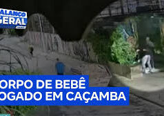 Veja Vídeo – Casal é flagrado abandonando corpo de bebê em caçamba em São Paulo; veja