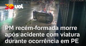 Veja Vídeo – PM recém-formada morre em colisão entre viatura e carro durante ocorrência no Recife