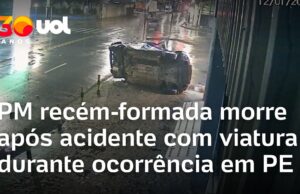 Veja Vídeo – PM recém-formada morre em colisão entre viatura e carro durante ocorrência no Recife