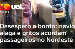 Veja Vídeo – Pânico a bordo: navio alaga e gritos acordam passageiros no Nordeste; veja