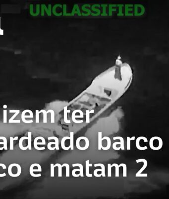 Veja Vídeo – EUA dizem ter bombardeado embarcação no Pacífico Oriental e matam 2